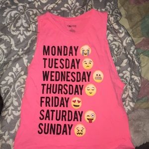Cute Emoji Muscle Tank